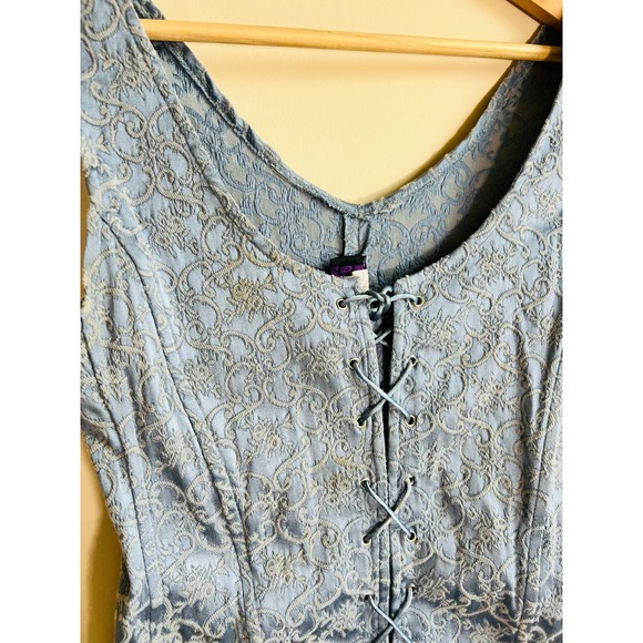 90s Morbid Threads Corset Large - Picture 3 of 8